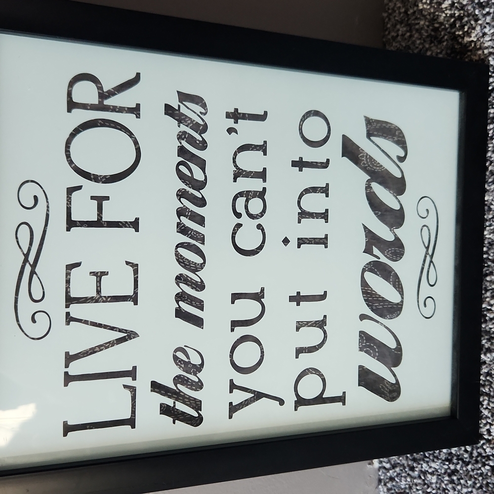 Wall Art Quote Home Decor Picture - Picture 2 of 4